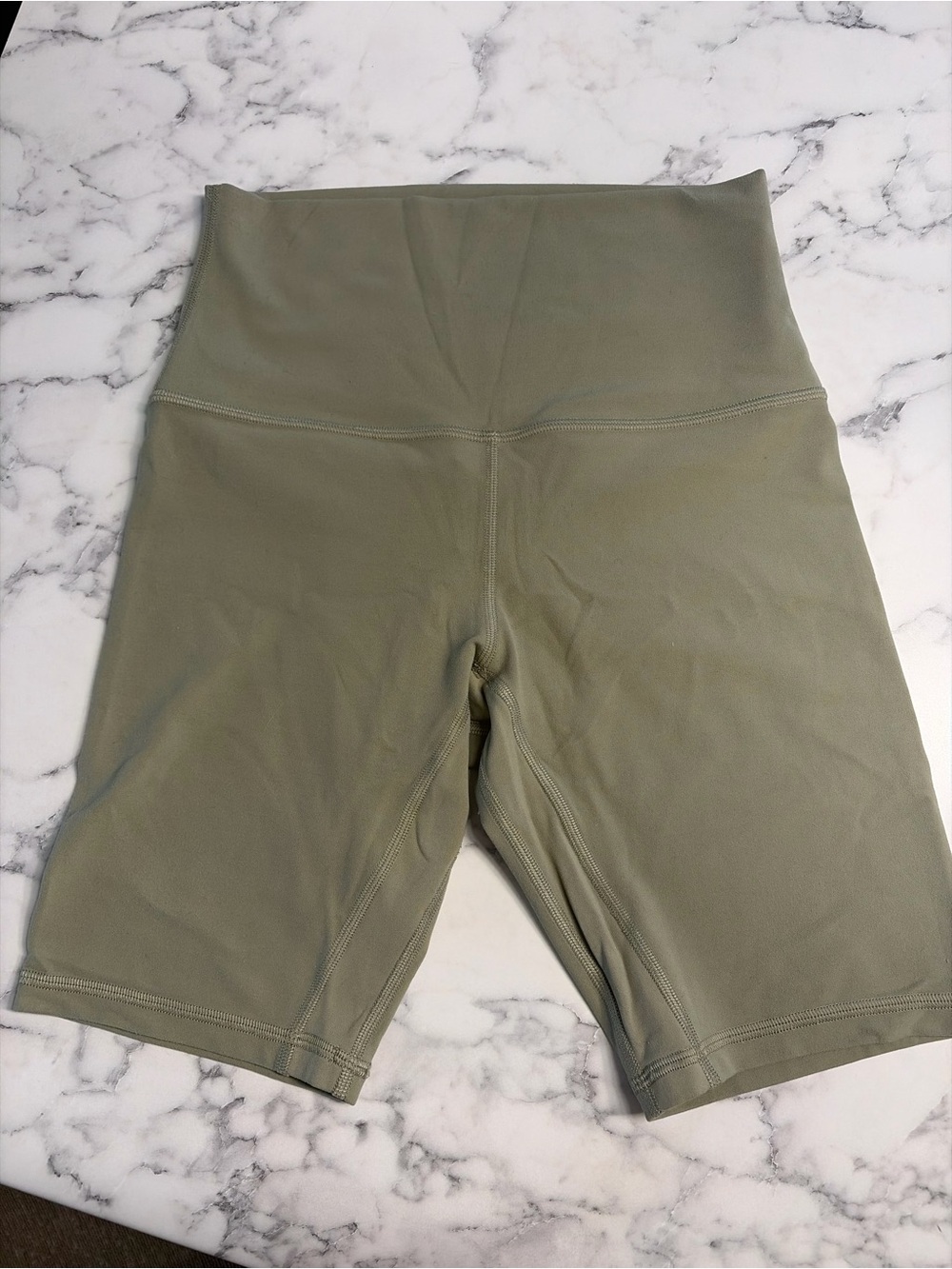 lululemon athletica High-Rise Bike Shorts in Olive